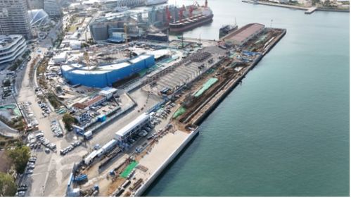 百年碼頭煥新 青島國際郵輪港區二號碼頭16號泊位主體完工，邁向現代化碼頭建設與管理新篇章